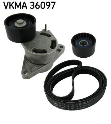 Kit de courroie d'accessoire (Courroie d’alternateur) SKF VKMA 36097